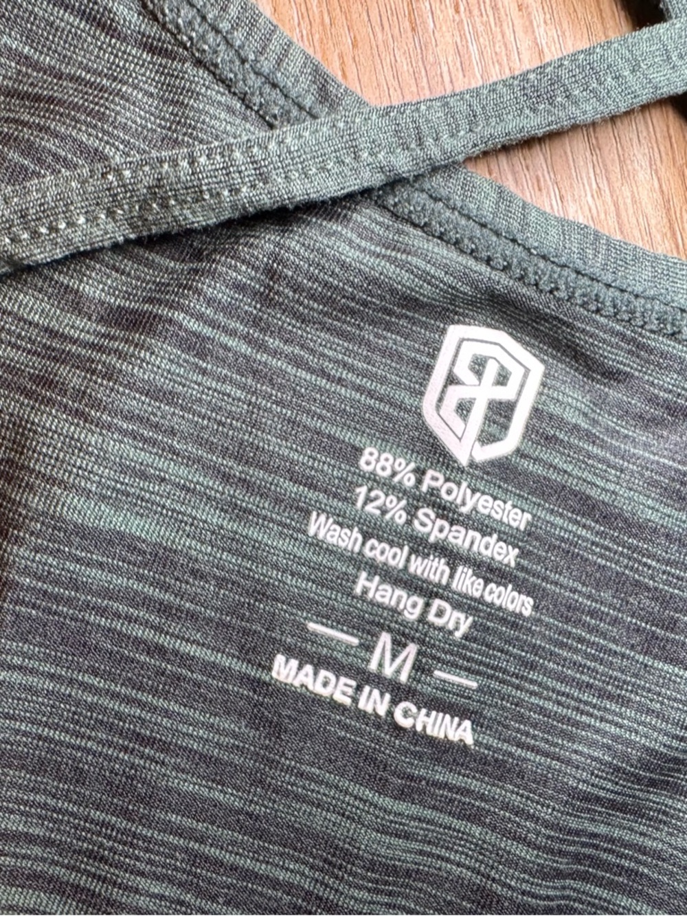 Born Primitive Strappy Tank Top in Heather Green - Picture 4 of 5